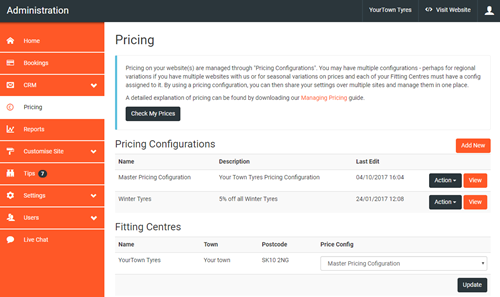 Pricing Home Page Image