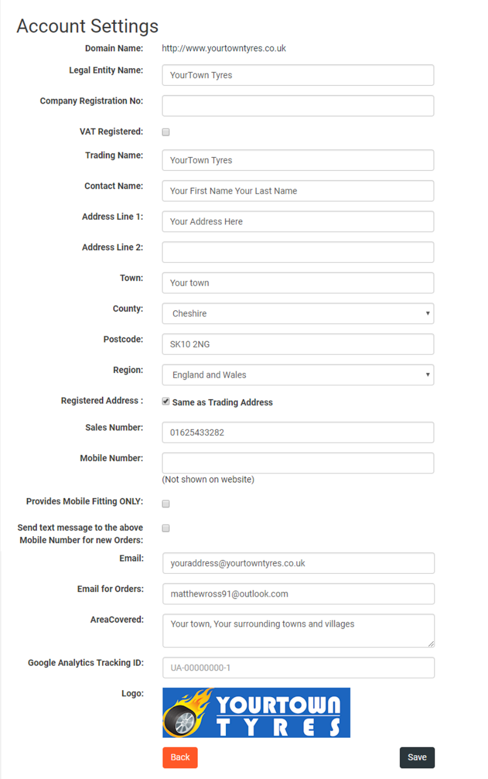 Account Settings Image 1