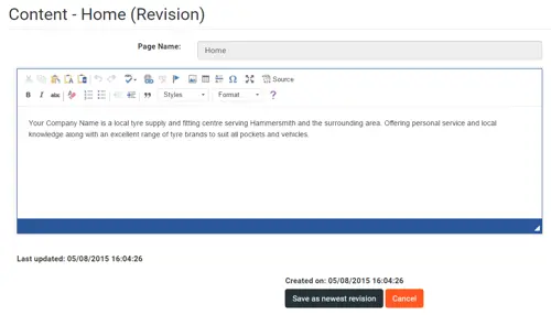 Revise Content Image