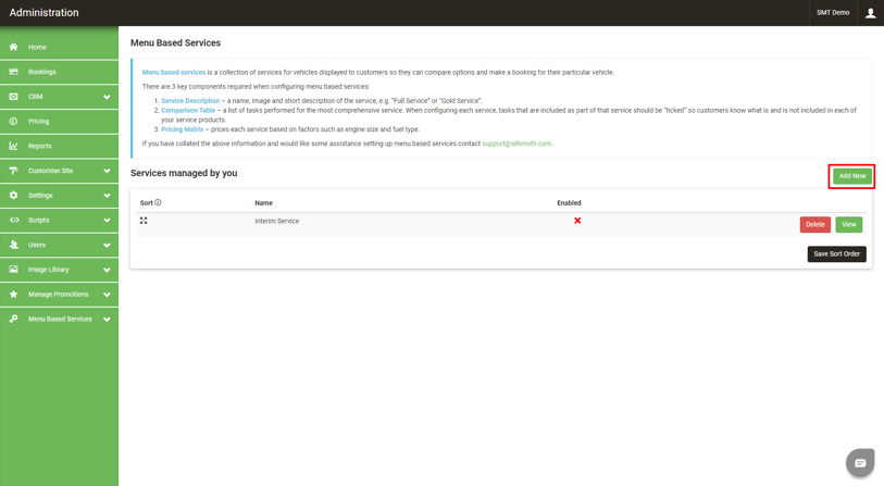 Create A Service Image 1 (eShop)