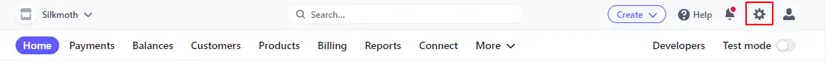Stripe Dashboard Settings (eShop) Image