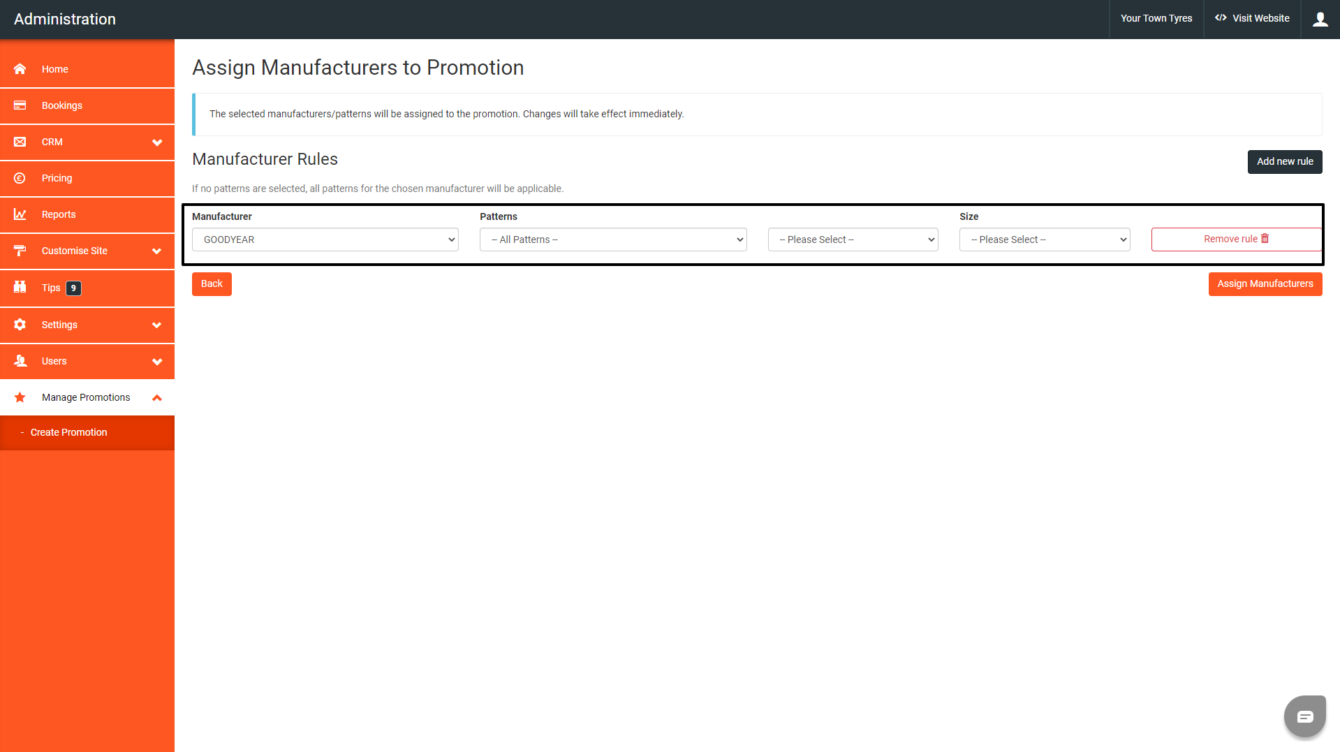 Adding Manufacturer Image