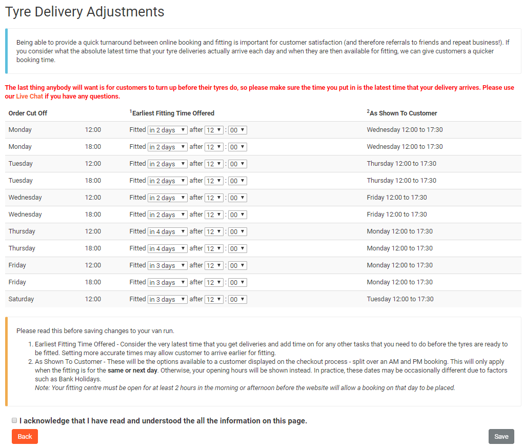 Tyre Delivery Image 1